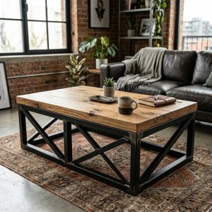 Mesa de Centro Industrial
